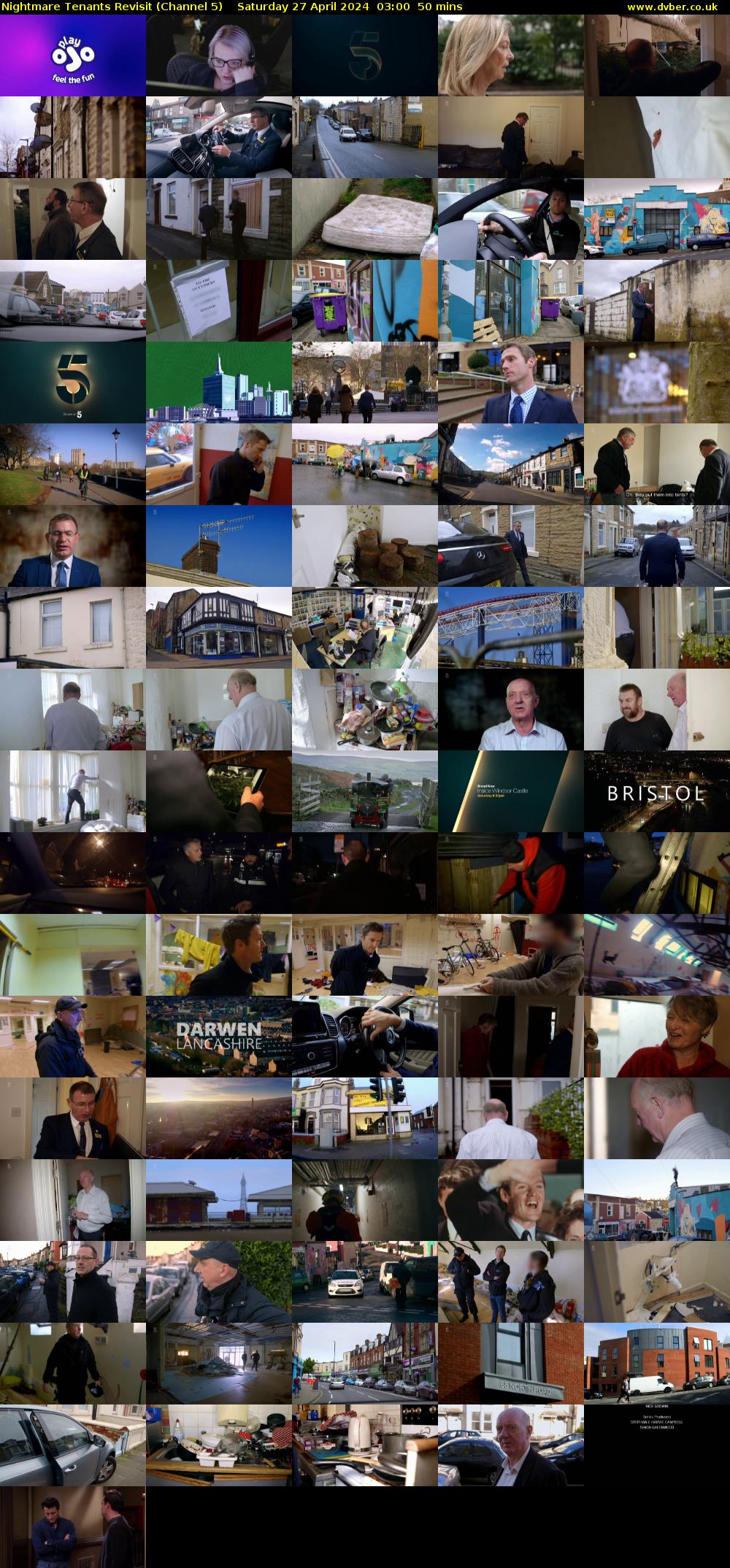 Nightmare Tenants Revisit (Channel 5) Saturday 27 April 2024 03:00 - 03:50