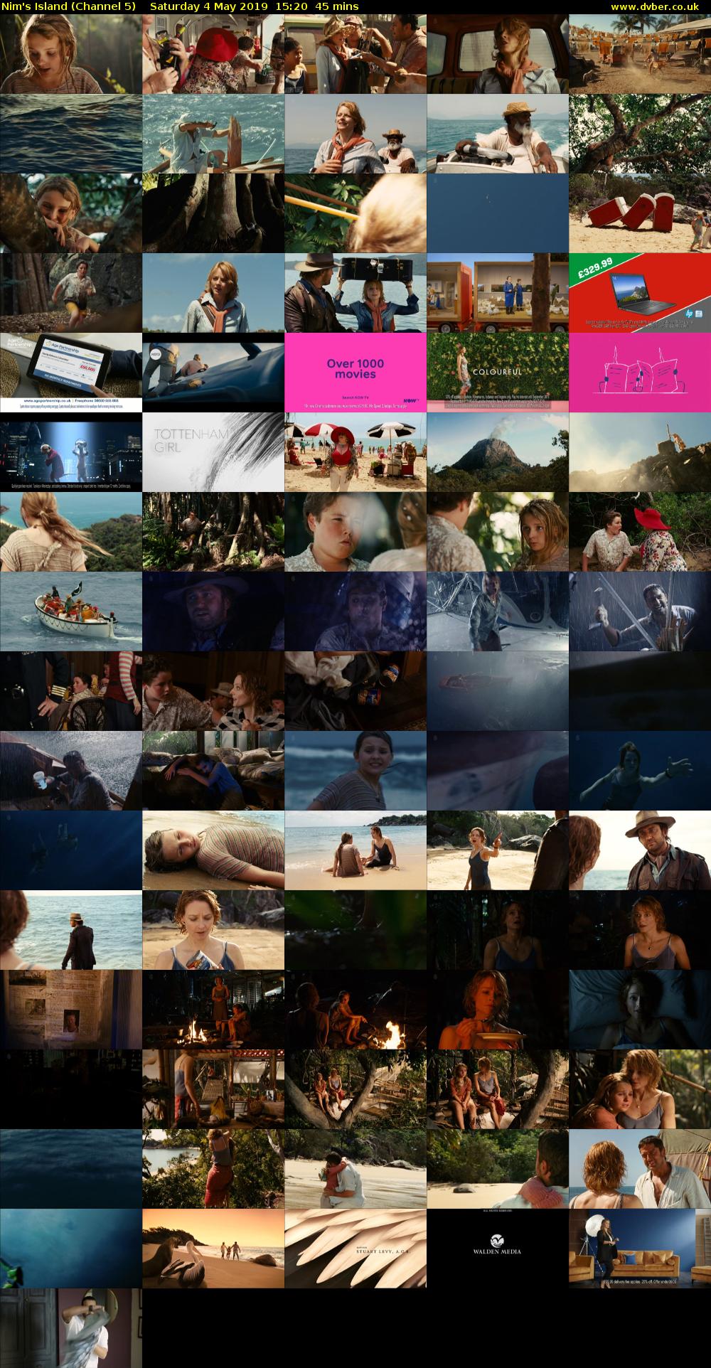 Nim's Island (Channel 5) Saturday 4 May 2019 15:20 - 16:05