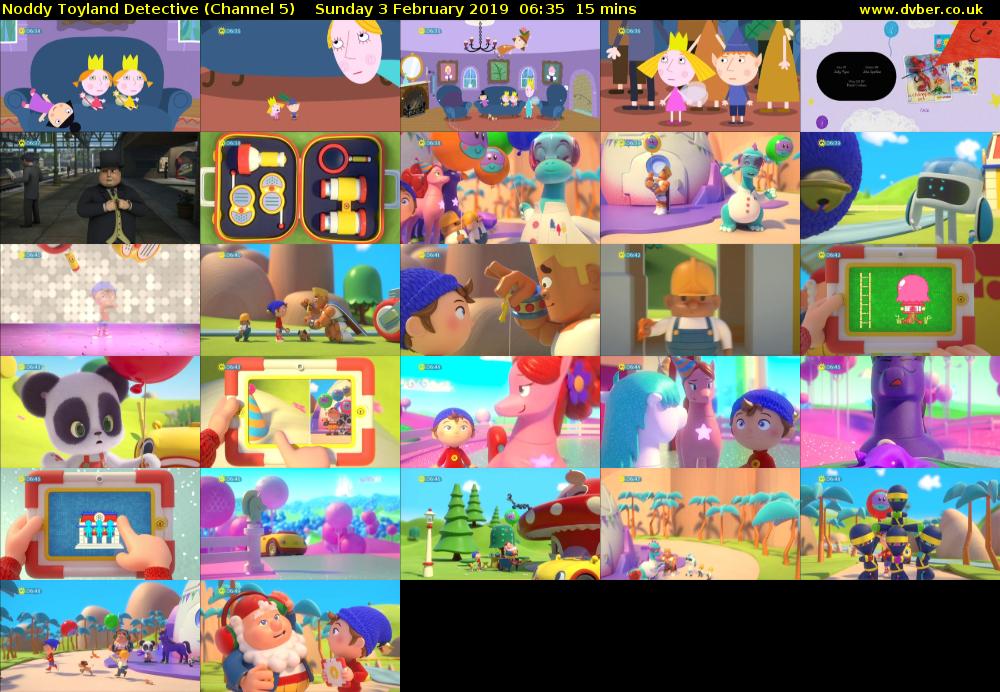 Noddy Toyland Detective (Channel 5) Sunday 3 February 2019 06:35 - 06:50