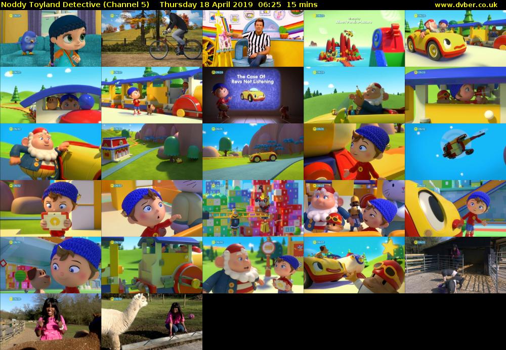 Noddy Toyland Detective (Channel 5) Thursday 18 April 2019 06:25 - 06:40