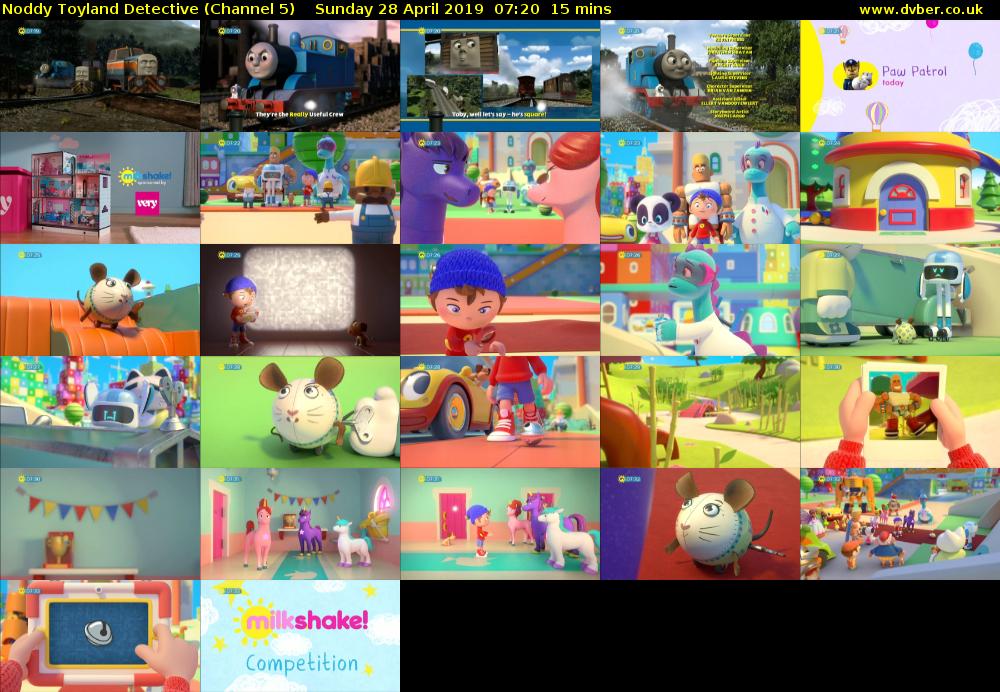 Noddy Toyland Detective (Channel 5) Sunday 28 April 2019 07:20 - 07:35