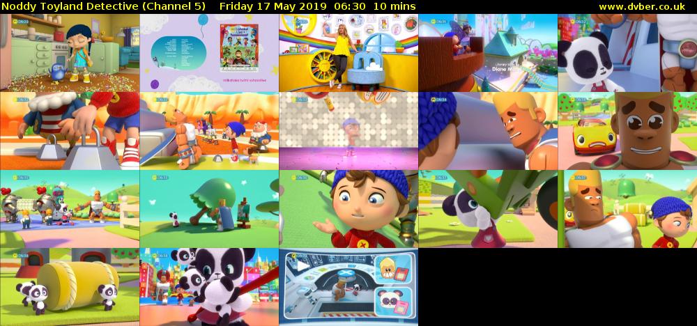 Noddy Toyland Detective (Channel 5) Friday 17 May 2019 06:30 - 06:40