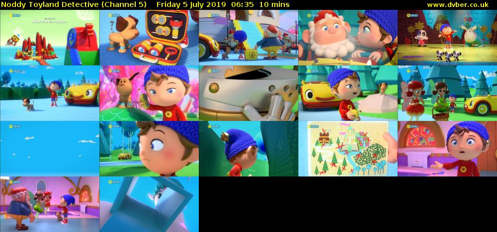 Noddy Toyland Detective (Channel 5) Friday 5 July 2019 06:35 - 06:45