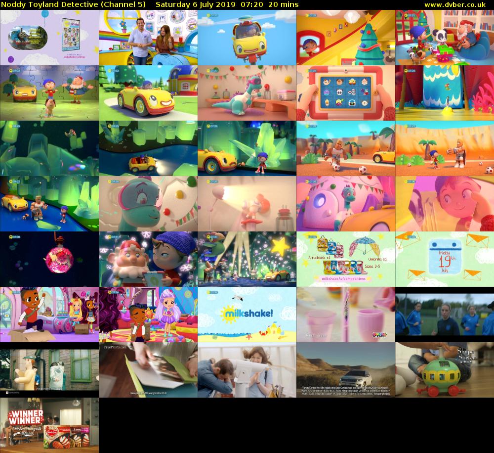 Noddy Toyland Detective (Channel 5) Saturday 6 July 2019 07:20 - 07:40