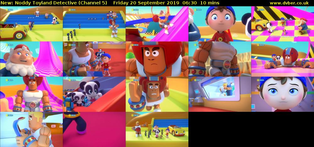 Noddy Toyland Detective (Channel 5) Friday 20 September 2019 06:30 - 06:40