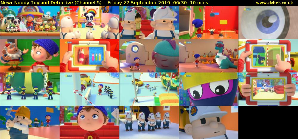 Noddy Toyland Detective (Channel 5) Friday 27 September 2019 06:30 - 06:40