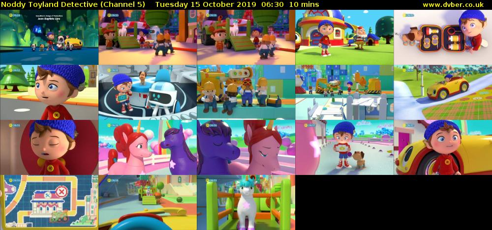 Noddy Toyland Detective (Channel 5) Tuesday 15 October 2019 06:30 - 06:40