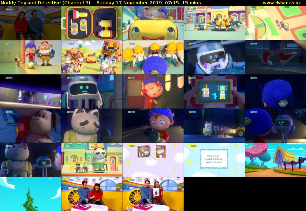 Noddy Toyland Detective (Channel 5) Sunday 17 November 2019 07:15 - 07:30