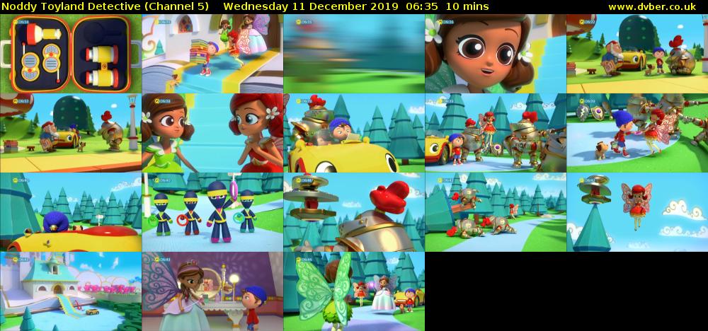 Noddy Toyland Detective (Channel 5) Wednesday 11 December 2019 06:35 - 06:45