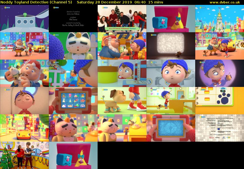 Noddy Toyland Detective (Channel 5) Saturday 28 December 2019 06:40 - 06:55