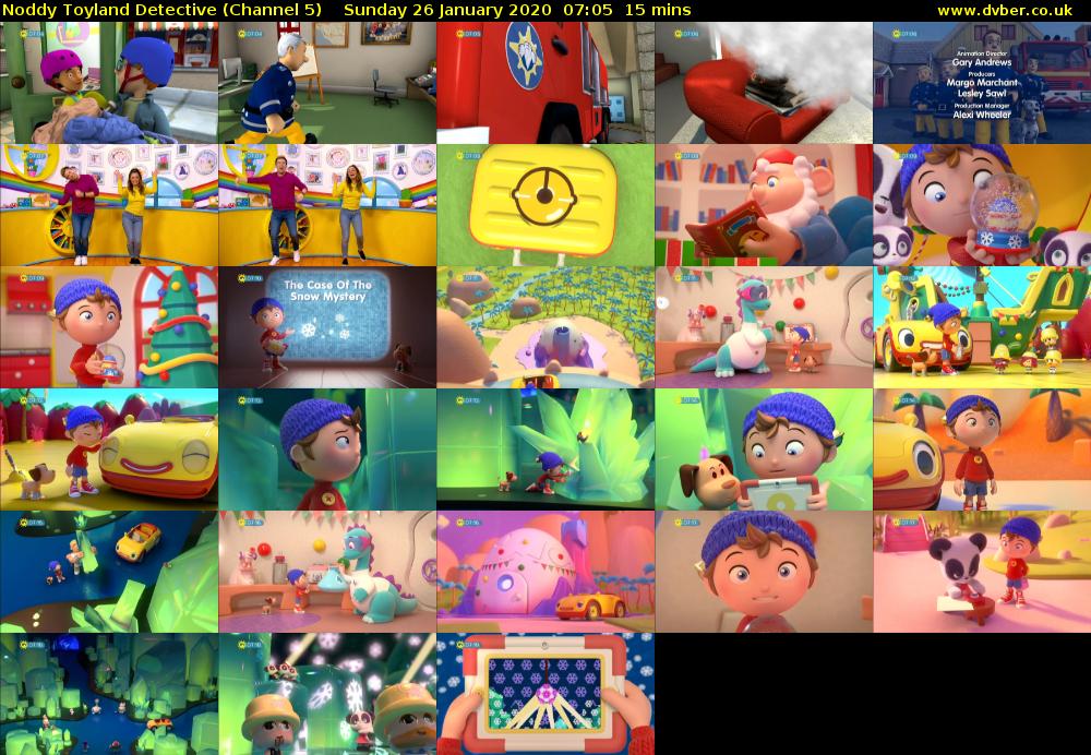 Noddy Toyland Detective (Channel 5) Sunday 26 January 2020 07:05 - 07:20