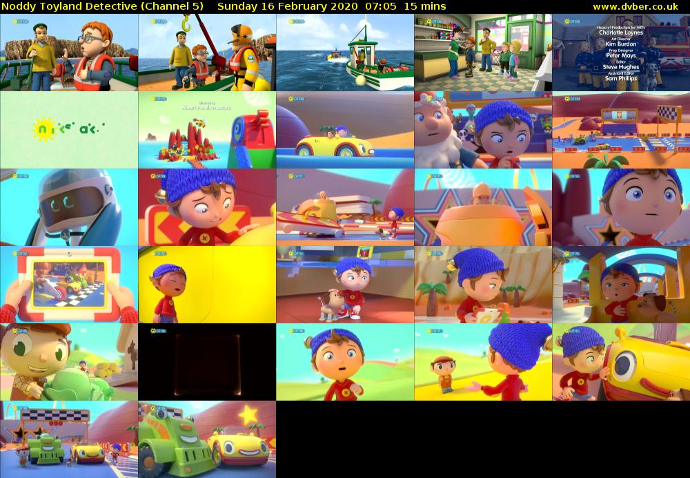 Noddy Toyland Detective (Channel 5) Sunday 16 February 2020 07:05 - 07:20