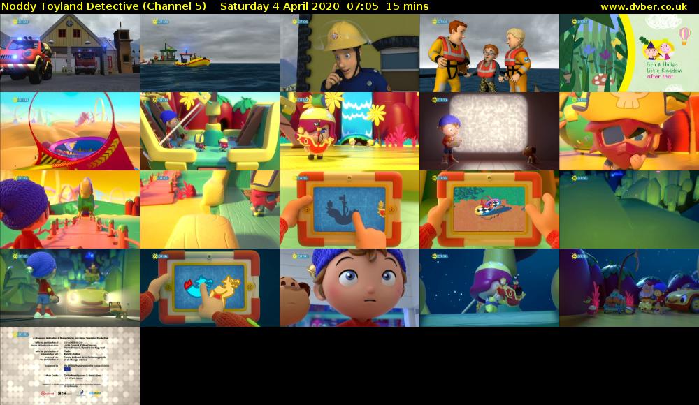 Noddy Toyland Detective (Channel 5) Saturday 4 April 2020 07:05 - 07:20