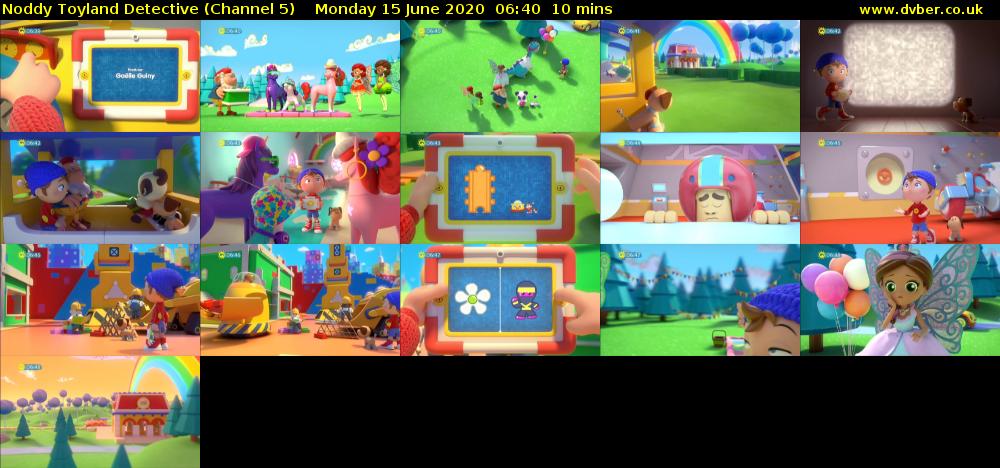 Noddy Toyland Detective (Channel 5) Monday 15 June 2020 06:40 - 06:50