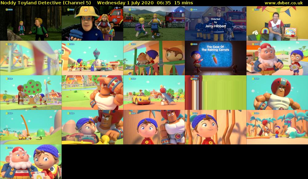 Noddy Toyland Detective (Channel 5) Wednesday 1 July 2020 06:35 - 06:50