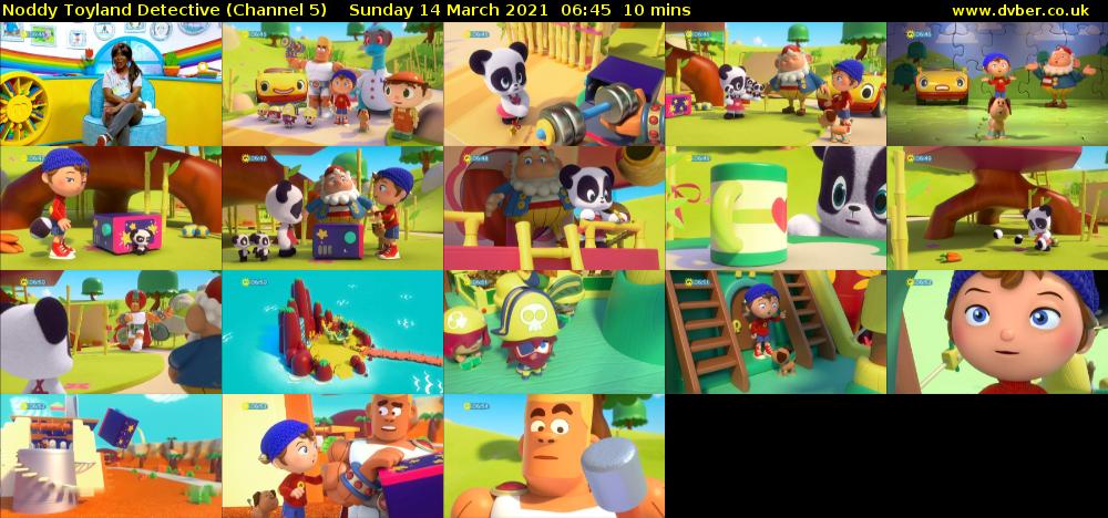Noddy Toyland Detective (Channel 5) Sunday 14 March 2021 06:45 - 06:55