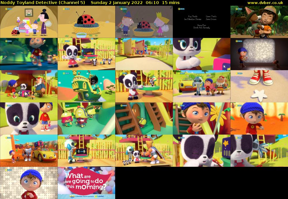 Noddy Toyland Detective (Channel 5) Sunday 2 January 2022 06:10 - 06:25