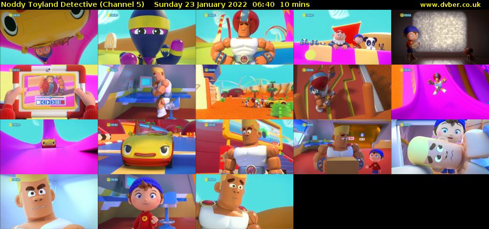 Noddy Toyland Detective (Channel 5) Sunday 23 January 2022 06:40 - 06:50