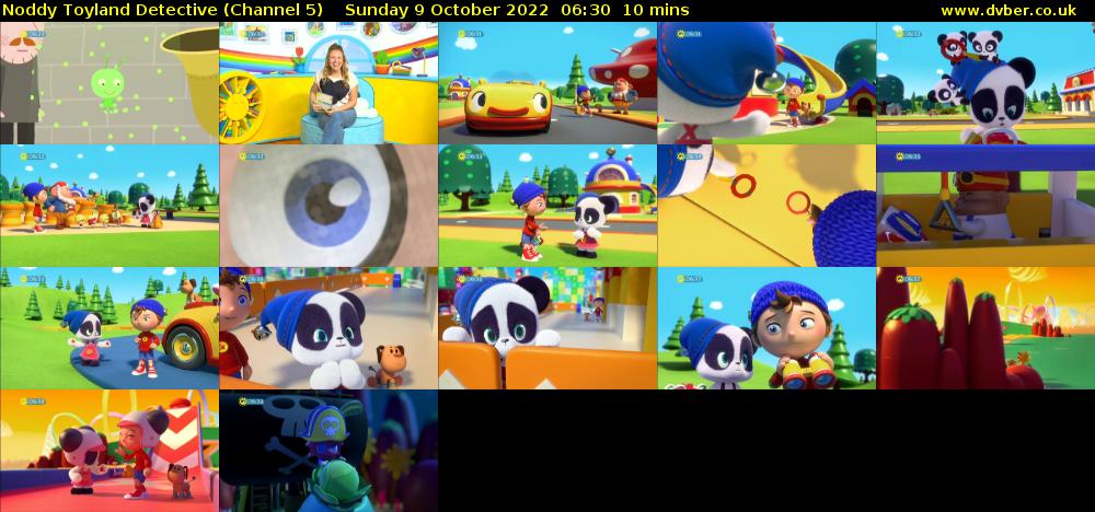 Noddy Toyland Detective (Channel 5) Sunday 9 October 2022 06:30 - 06:40
