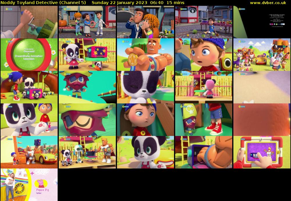 Noddy Toyland Detective (Channel 5) Sunday 22 January 2023 06:40 - 06:55