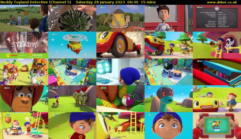 Noddy Toyland Detective (Channel 5) Saturday 28 January 2023 06:40 - 06:55