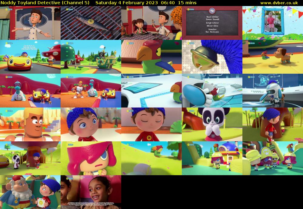 Noddy Toyland Detective (Channel 5) Saturday 4 February 2023 06:40 - 06:55