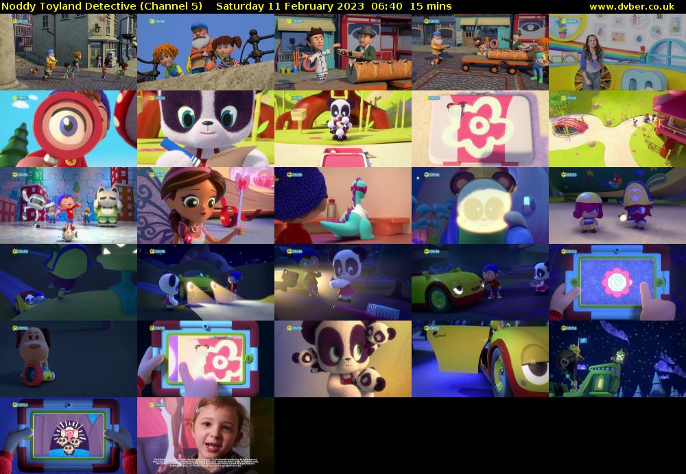 Noddy Toyland Detective (Channel 5) Saturday 11 February 2023 06:40 - 06:55
