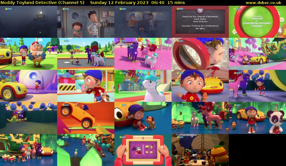 Noddy Toyland Detective (Channel 5) Sunday 12 February 2023 06:40 - 06:55