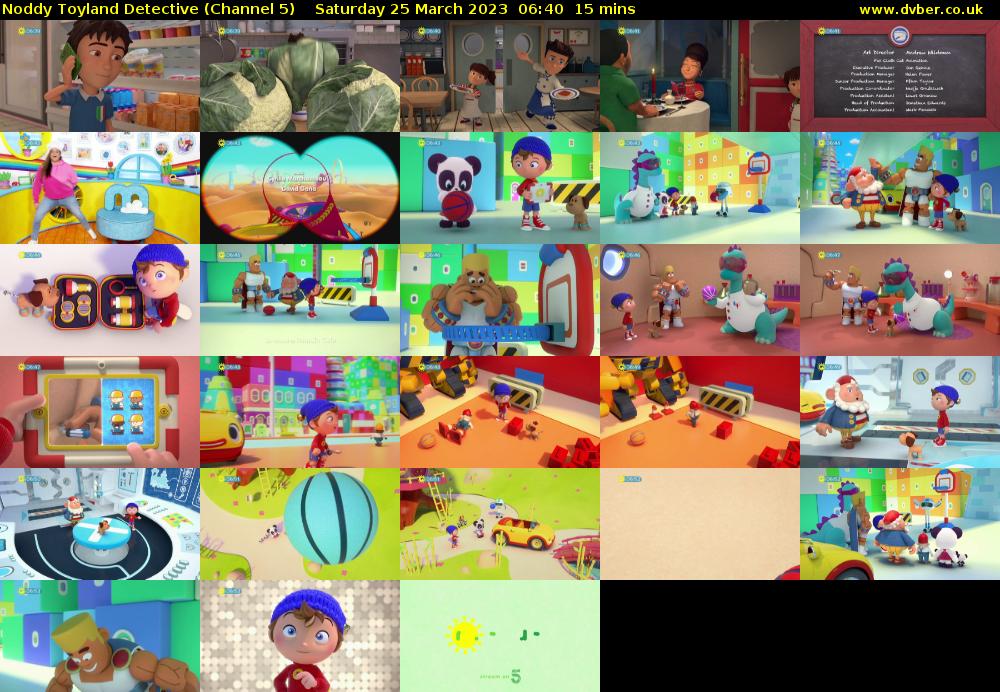 Noddy Toyland Detective (Channel 5) Saturday 25 March 2023 06:40 - 06:55