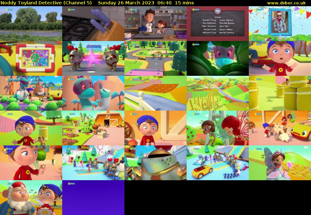 Noddy Toyland Detective (Channel 5) Sunday 26 March 2023 06:40 - 06:55