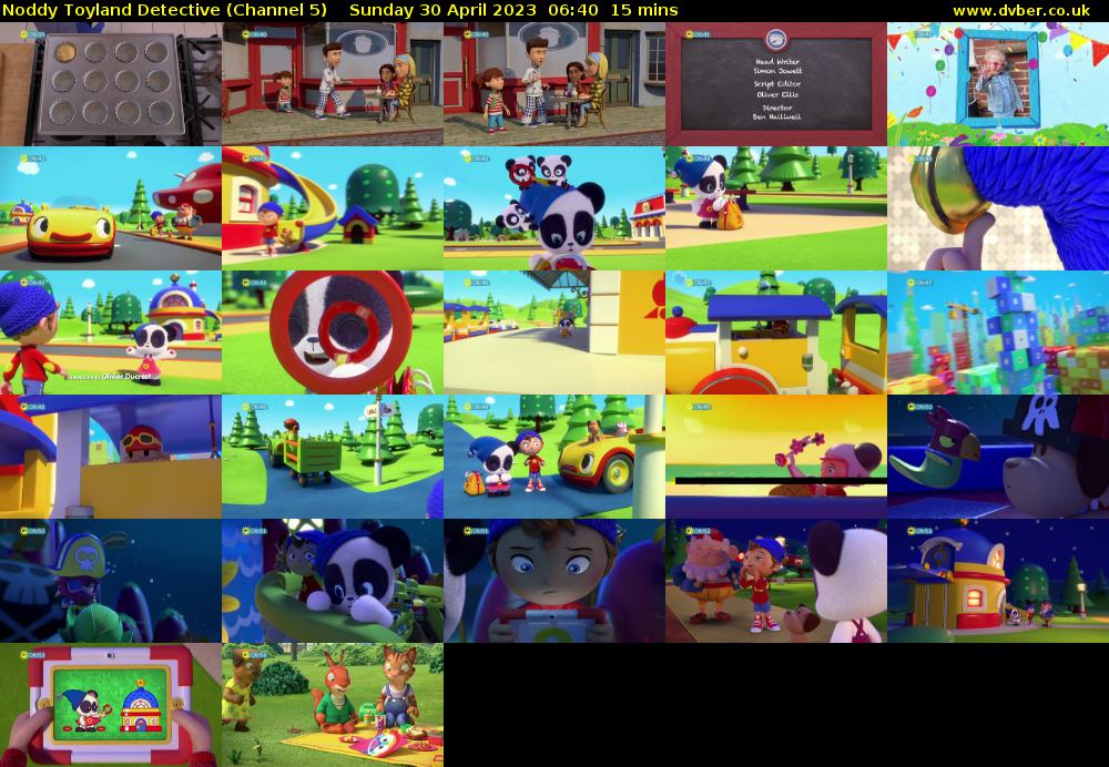 Noddy Toyland Detective (Channel 5) Sunday 30 April 2023 06:40 - 06:55