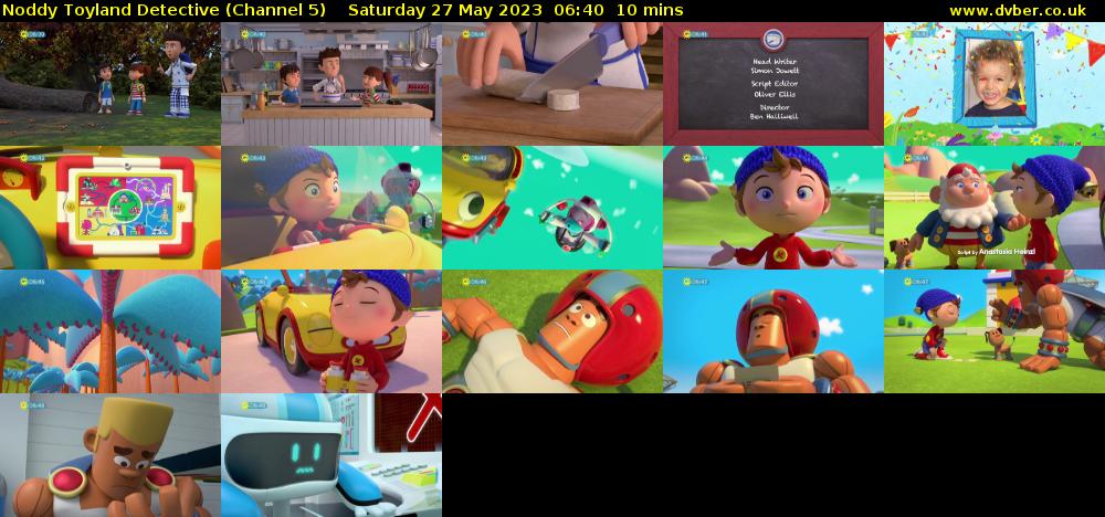 Noddy Toyland Detective (Channel 5) Saturday 27 May 2023 06:40 - 06:50