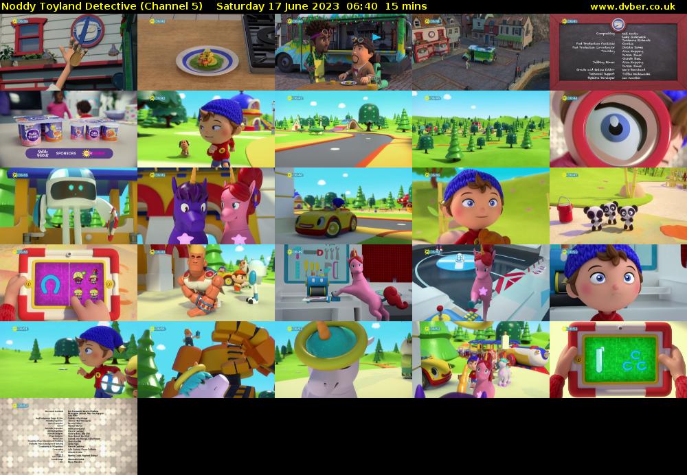 Noddy Toyland Detective (Channel 5) Saturday 17 June 2023 06:40 - 06:55