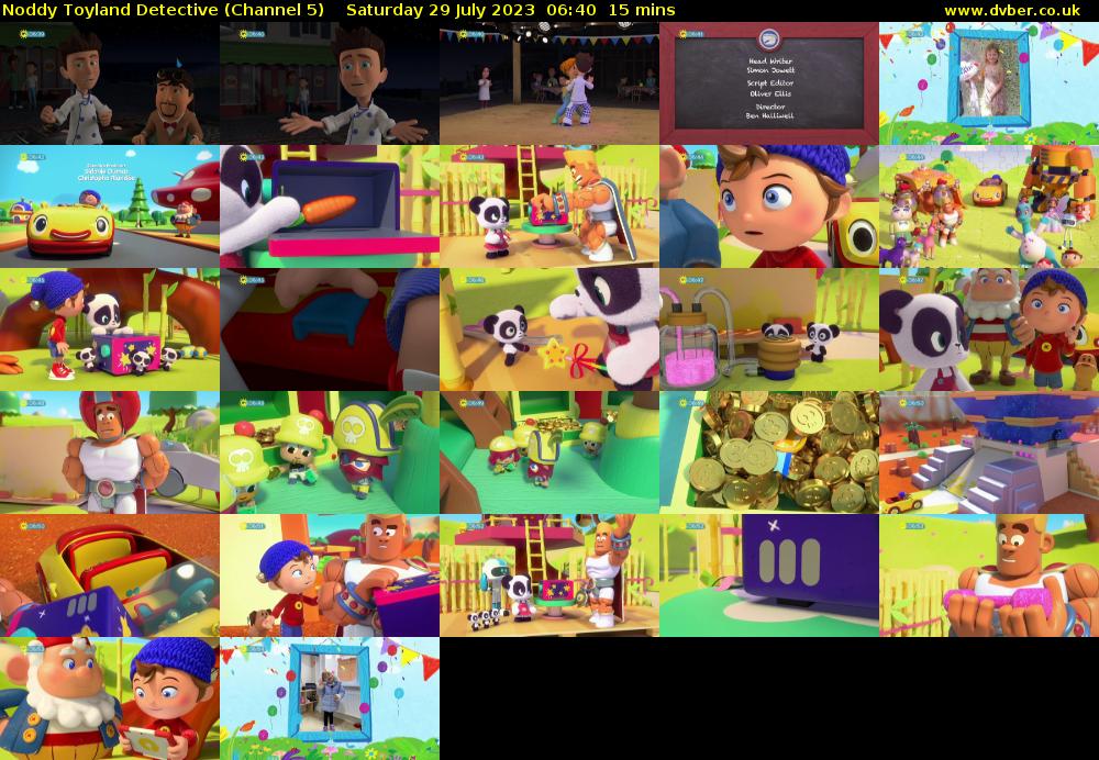 Noddy Toyland Detective (Channel 5) Saturday 29 July 2023 06:40 - 06:55