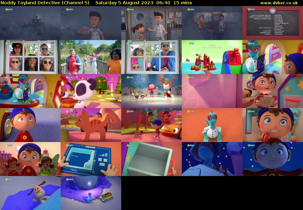Noddy Toyland Detective (Channel 5) Saturday 5 August 2023 06:40 - 06:55