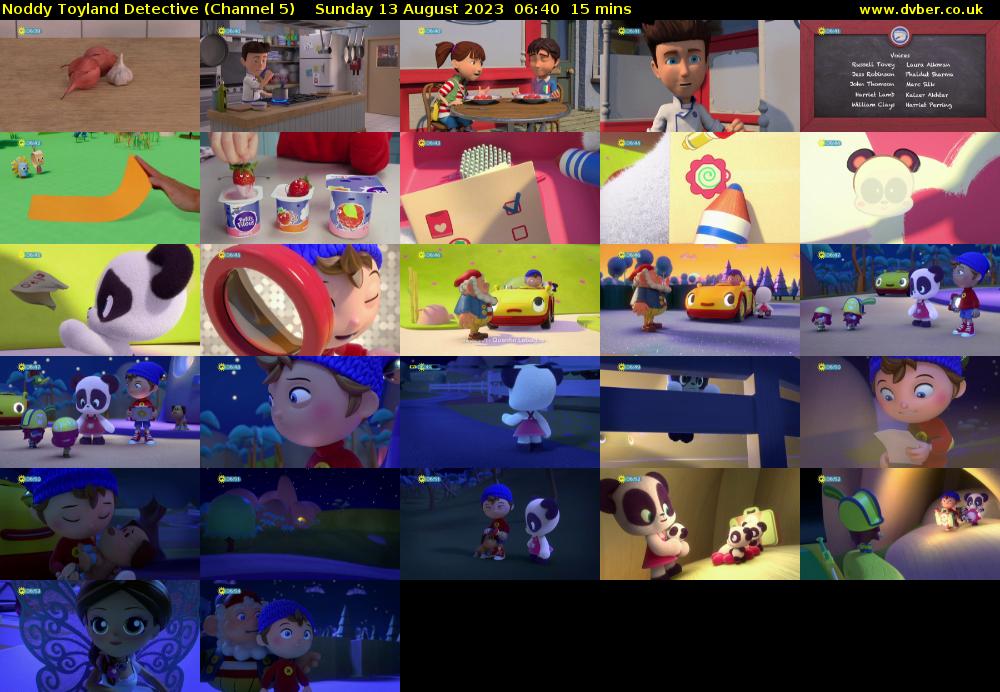 Noddy Toyland Detective (Channel 5) Sunday 13 August 2023 06:40 - 06:55