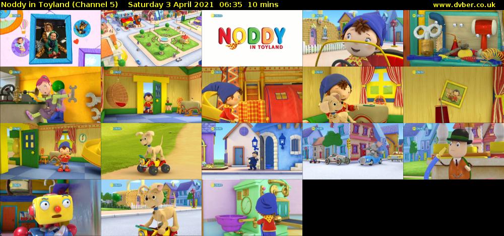 Noddy in Toyland (Channel 5) Saturday 3 April 2021 06:35 - 06:45
