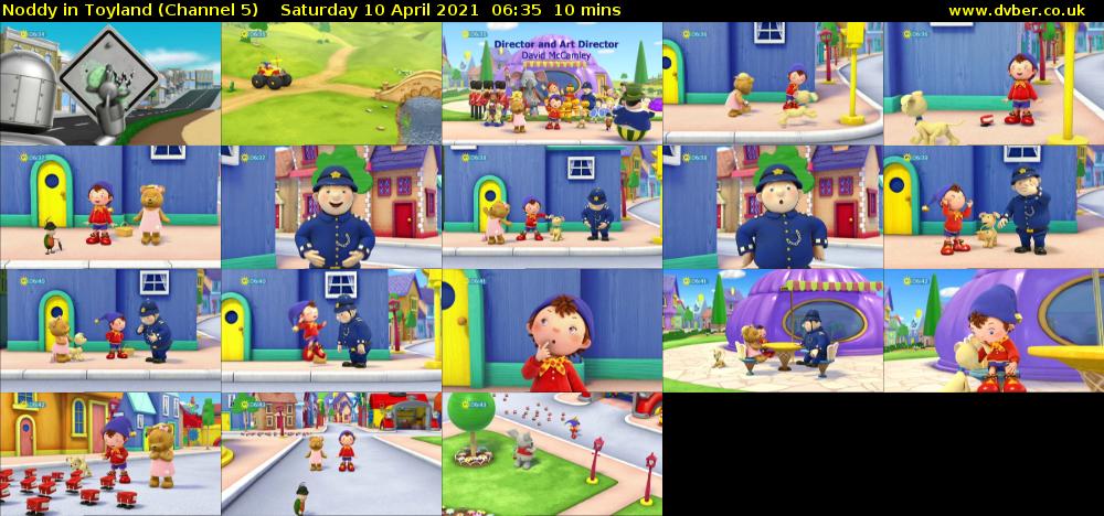 Noddy in Toyland (Channel 5) Saturday 10 April 2021 06:35 - 06:45