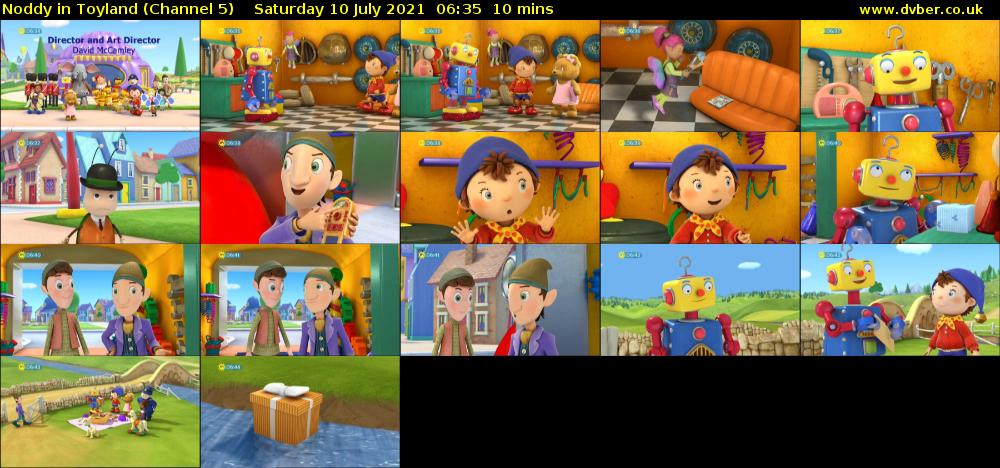 Noddy in Toyland (Channel 5) Saturday 10 July 2021 06:35 - 06:45
