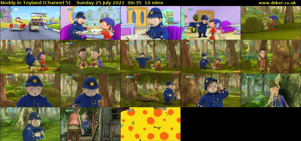 Noddy in Toyland (Channel 5) Sunday 25 July 2021 06:35 - 06:45