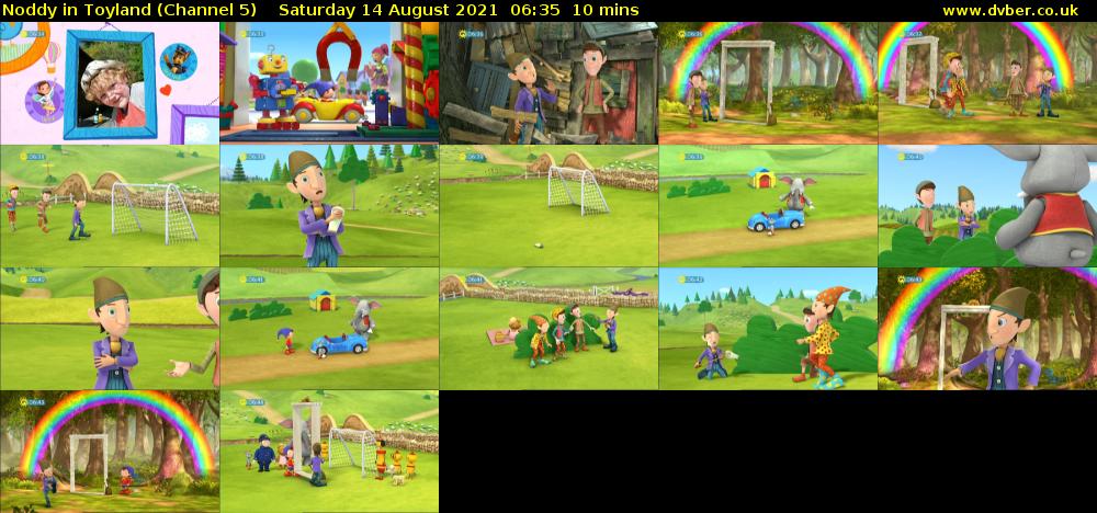 Noddy in Toyland (Channel 5) Saturday 14 August 2021 06:35 - 06:45