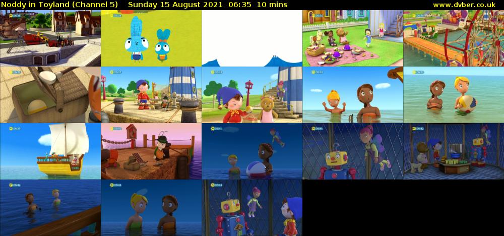 Noddy in Toyland (Channel 5) Sunday 15 August 2021 06:35 - 06:45