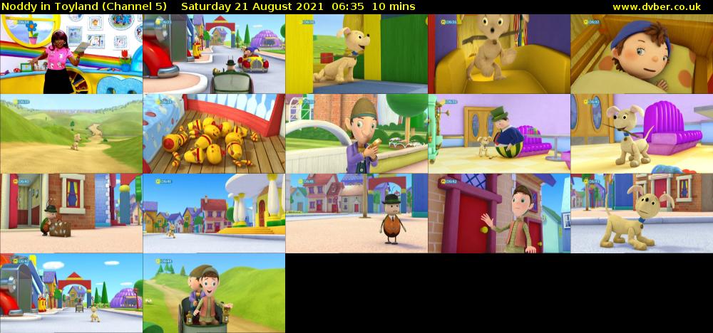 Noddy in Toyland (Channel 5) Saturday 21 August 2021 06:35 - 06:45