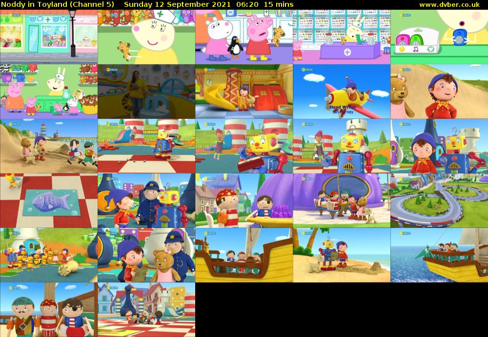 Noddy in Toyland (Channel 5) Sunday 12 September 2021 06:20 - 06:35