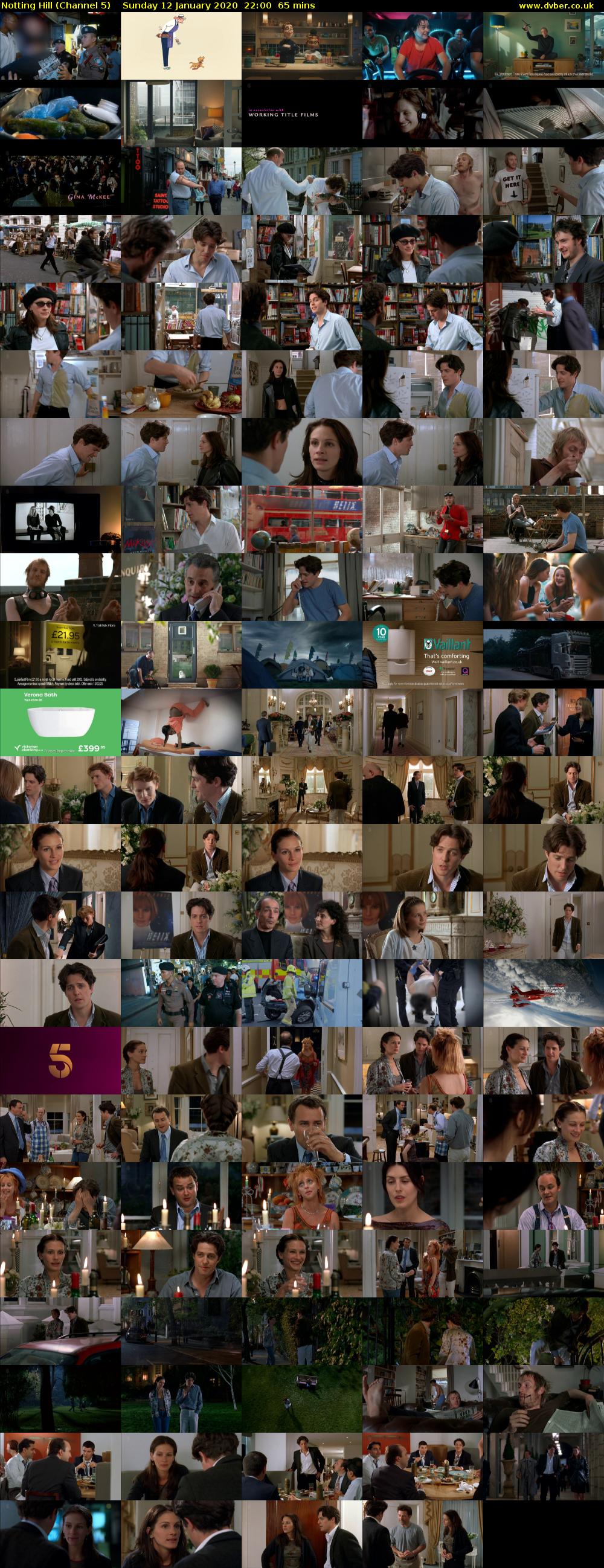 Notting Hill (Channel 5) Sunday 12 January 2020 22:00 - 23:05