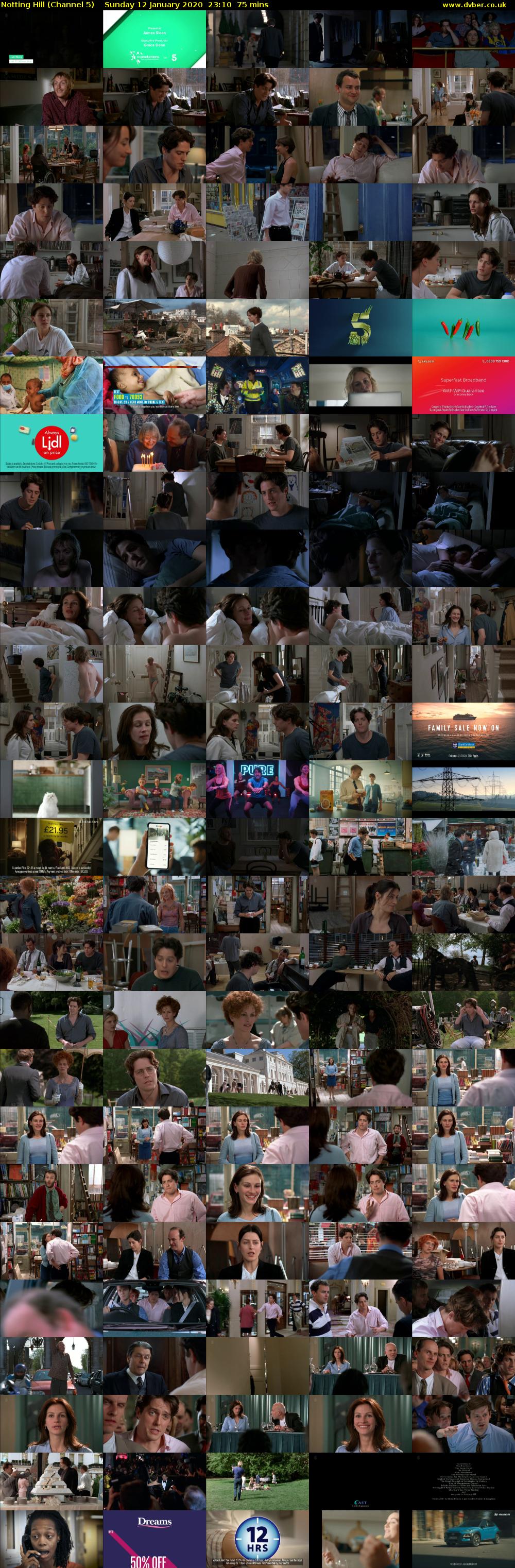 Notting Hill (Channel 5) Sunday 12 January 2020 23:10 - 00:25