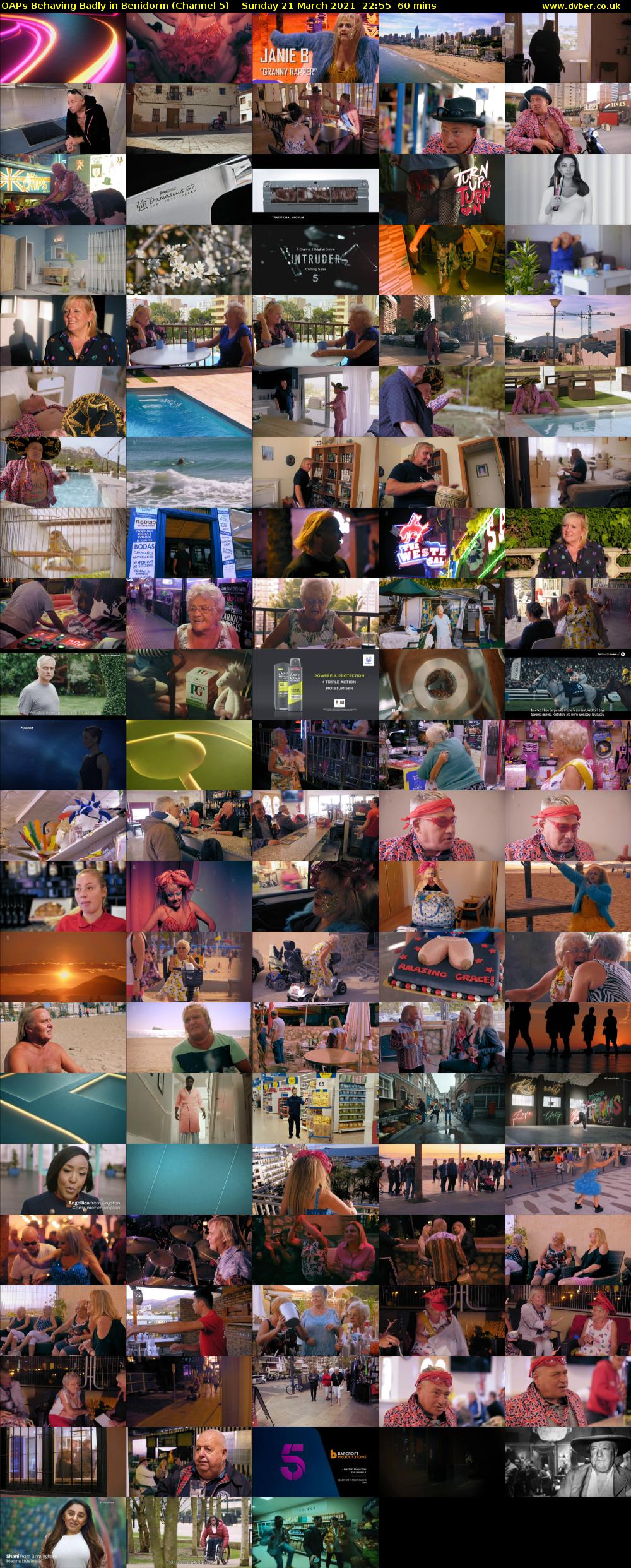 OAPs Behaving Badly in Benidorm (Channel 5) Sunday 21 March 2021 22:55 - 23:55