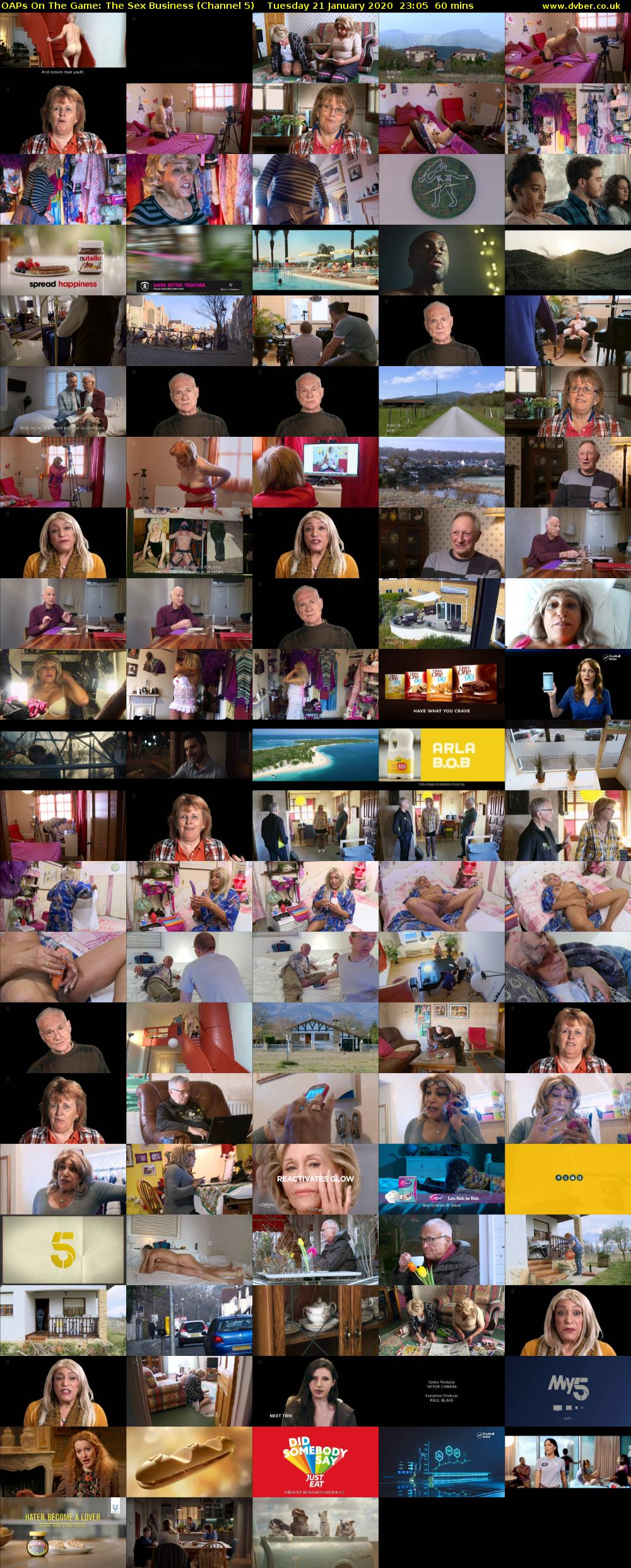 OAPs On The Game: The Sex Business (Channel 5) Tuesday 21 January 2020 23:05 - 00:05