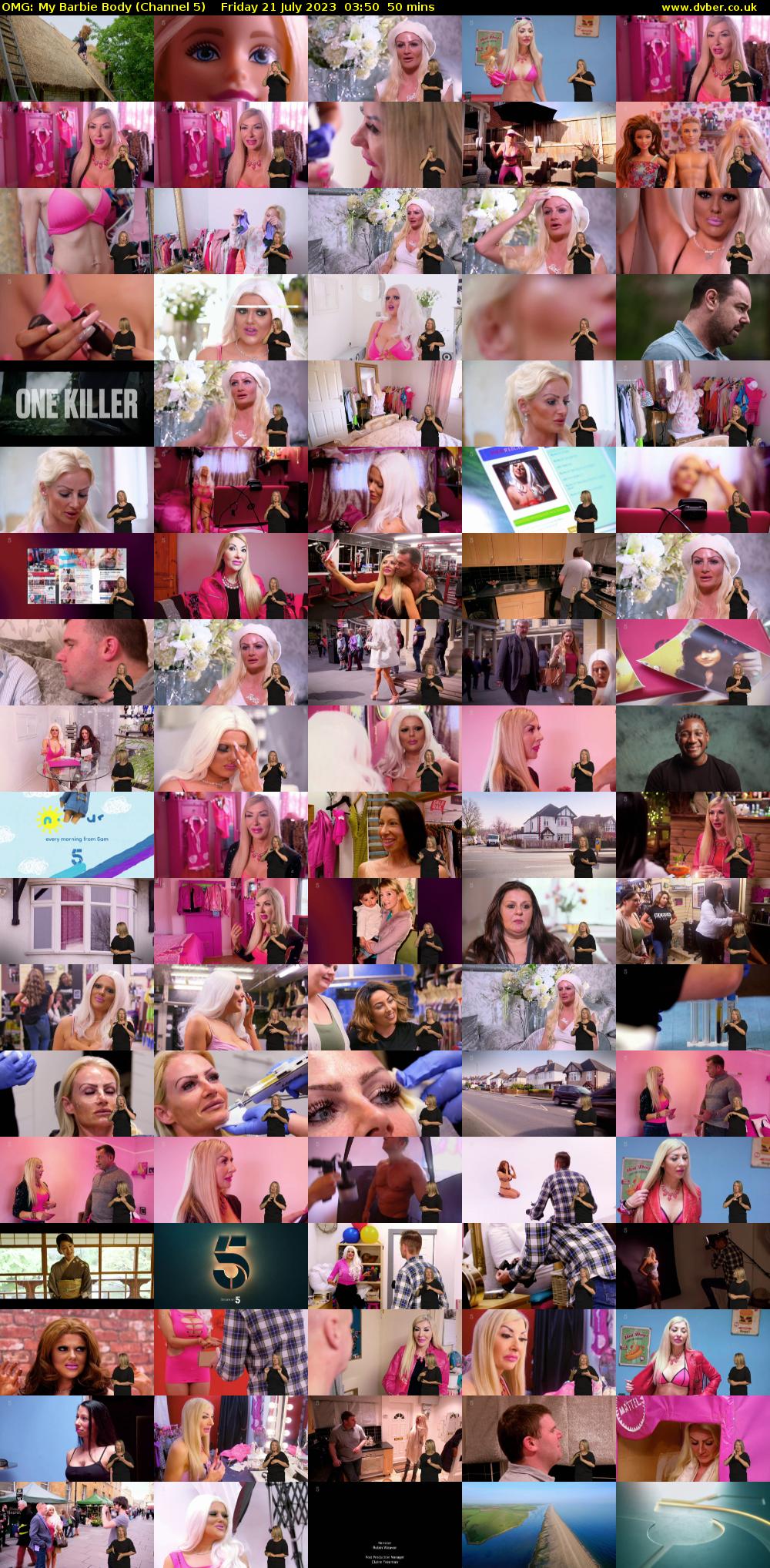 OMG: My Barbie Body (Channel 5) Friday 21 July 2023 03:50 - 04:40