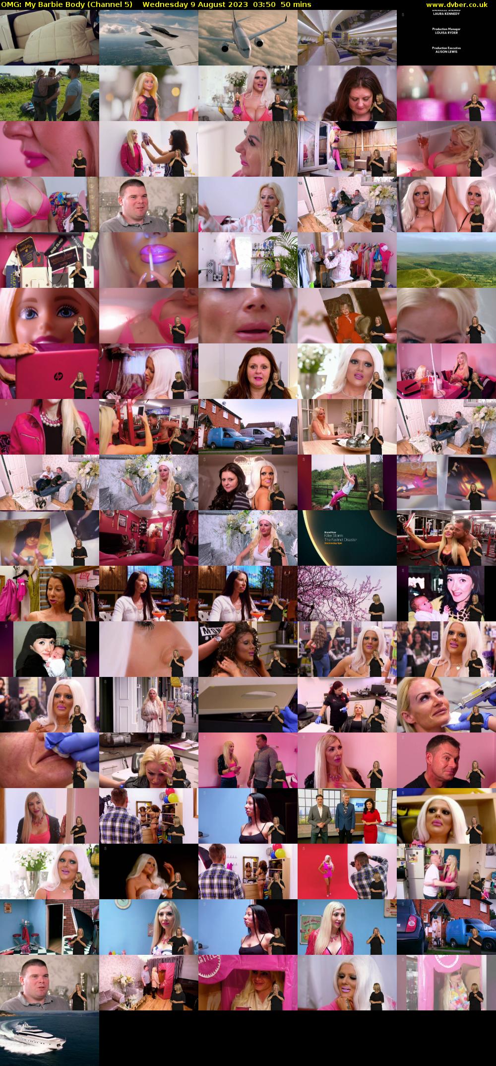 OMG: My Barbie Body (Channel 5) Wednesday 9 August 2023 03:50 - 04:40